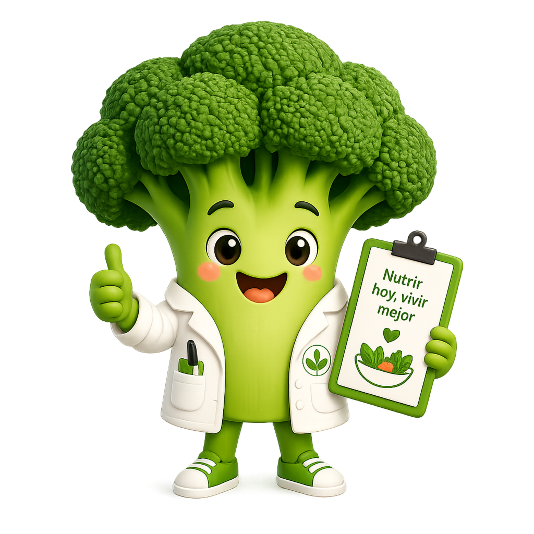 Mascota brócoli de Brocolin